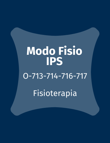 Modo Fisio IPS, fisioterapia, ubicada en el Piso 7 de Sao Paulo Plaza Medellín